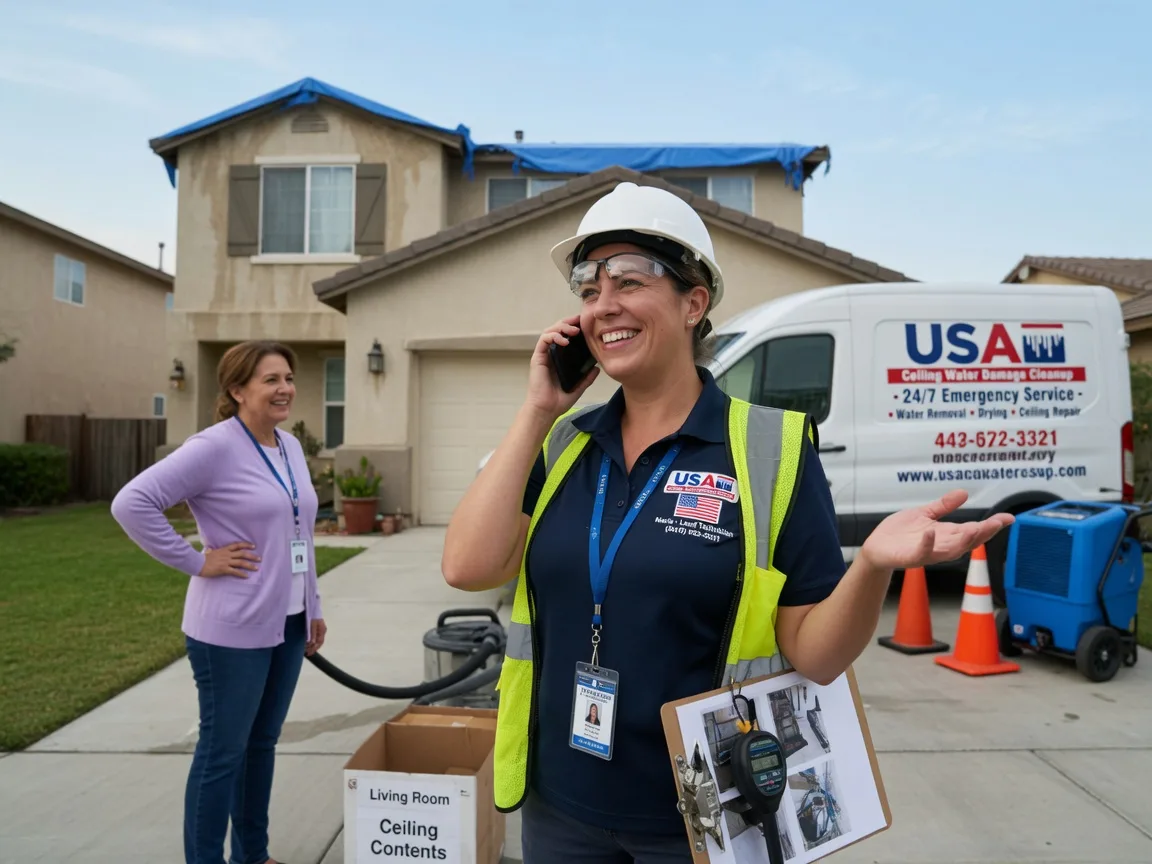 Ceiling Water Damage Restoration New Site, MS FAQs